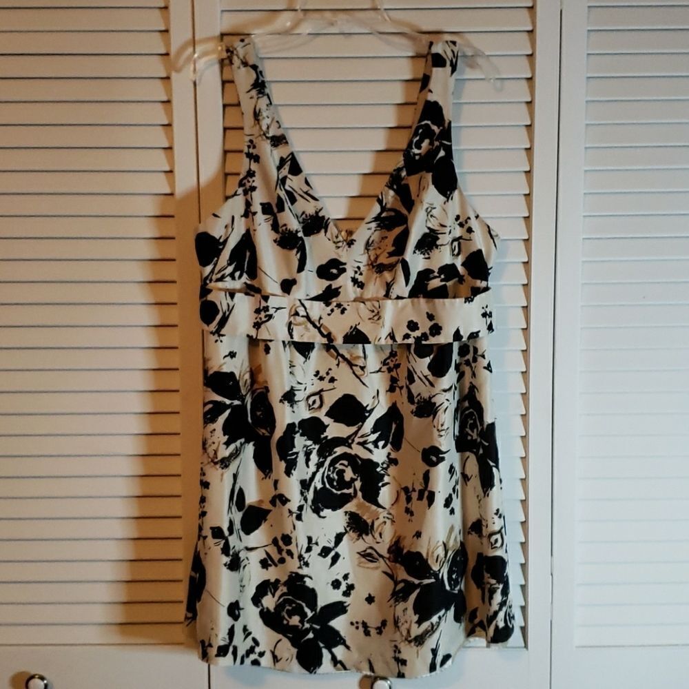 The Limited Satin Spring Time Top